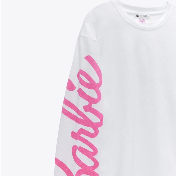 Zara x Barbie long sleeve t-shirt, size S - Picture 2 of 6